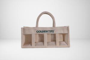Bolsa de Yute Personalizada con 4 Compartimentos, Elegante y Ecológica, para Regalos y Fiestas - Product Image 4