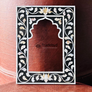 กรอบรูปหรูหราทำมือเคลือบเงาฝังมุกแท้ ขายส่งจำนวนมากโดย Tradebyd - Product Image 4