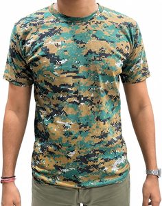Camiseta Táctica Personalizada de Punto con Estampado Digital de Camuflaje, Alta Resistencia del Color, Algodón, Ropa Casual - Product Image 3