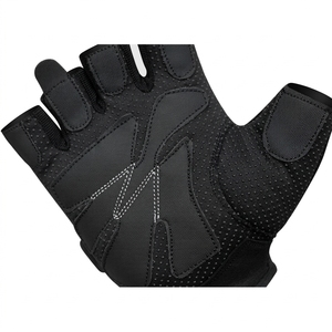Guantes Deportivos de Medio Dedo Negros, Transpirables, con Malla, Absorbentes de Impactos, para Gimnasio, para Hombres y Mujeres - Product Image 5