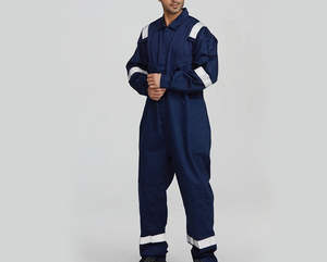 Work Wear Heat Protection Safety Cloths Flame Resistant Coverall Suits Electrician Uniform <b>Overalls</b> For <b>Men</b> - Product Image 5