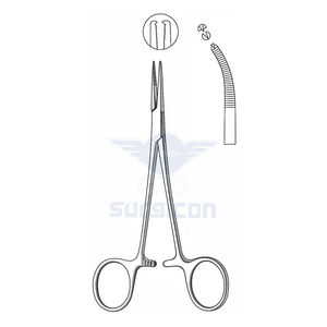 Pinzas Arteriales Providence Hospital, 14 cm (5-1/2 Pulgadas), Curvas, Delicadas, 1x2 Dientes, Pinzas Hemostáticas de Acero Inoxidable Premium - Product Image 1
