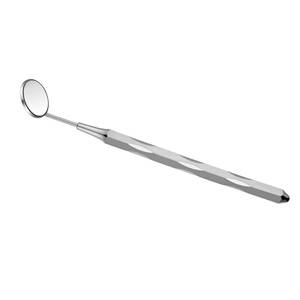 Miroir buccal dentaire en argent avec poignée moletée, instrument chirurgical de classe I - Product Image 6