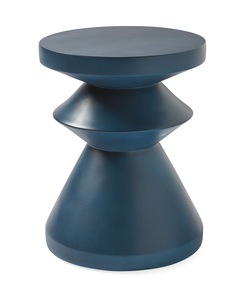 Mesa de Centro Moderna de Plástico Brillante Rosa, Diseño de Discos Apilados, Mesa Auxiliar Decorativa para Sala de Estar - Product Image 6