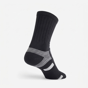 Men's <b>Black</b> <b>Ankle</b> <b>Socks</b> Striped Breathable Knitted Sports <b>Socks</b> Summer Wear - Product Image 3
