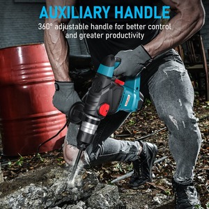 เครื่องเจาะทำลายคอนกรีตแบบใช้แรงกระแทก ขนาดหัวจับ 1-1/8 นิ้ว น้ำหนัก 35 ปอนด์ - Product Image 3