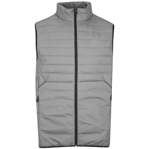 Vêtements d'extérieur personnalisés, fabricant sur mesure de vestes matelassées en polyester avec poche kangourou avant, gilets pour hommes - Product Image 2