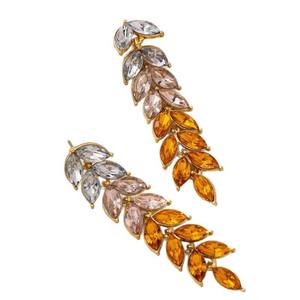Boucles d'oreilles de luxe plaquées or rose avec diamants taille brillant, couleur fantaisie unisexe, certifiées IGI, pour anniversaire, fiançailles, fête - Product Image 1