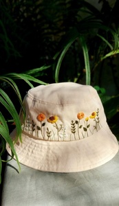 Hot Selling Custom Cotton Bucket <b>Hat</b> <b>for</b> Beach Travel Outdoor Daily Wear & <b>Summer</b> Fashion Soft Comfortable Foldable Sun Use - Product Image 1