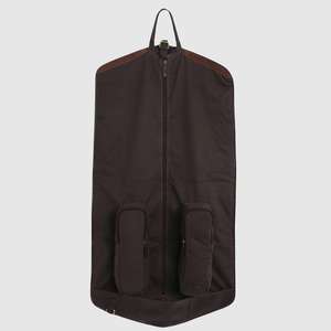 Sac de transport pour costume en cuir véritable fait main, léger et de luxe, avec fermeture éclair robuste, idéal pour les voyages décontractés, vente en gros - Product Image 5