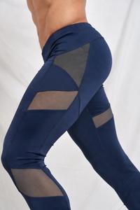 Lightweight <b>Men</b> Leggings Sports Wear Tight Compression Fit Running <b>Yoga</b> Legging Low MOQ Custom Logo Fitness <b>Pants</b> 2026 - Product Image 3