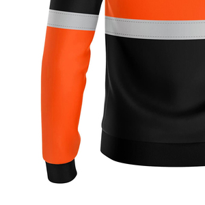 Nueva Sudadera de Seguridad Reflectante de Alta Visibilidad con Logotipo Personalizado, Impermeable, Resistente al Viento y Transpirable, Ropa de Trabajo para Invierno - Product Image 6
