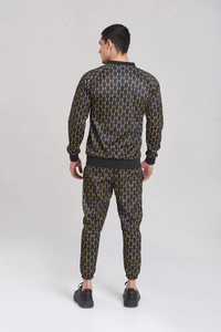 Conjunto Deportivo de Lujo para Hombre 2 en 1, Transpirable, con Capucha, de Forro Polar, 100% Algodón, Diseño de Logotipo Personalizado, Cierre con Cordón, Bolsillos Laterales - Product Image 5