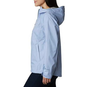 Chaqueta Impermeable con Capucha para Mujer, Talla Grande, Manga Larga, Estilo Utilitario de Invierno, Corte Regular, Estampado Sólido de Algodón - Product Image 3