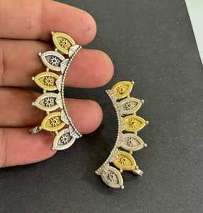 Pendientes oxidados, joyería étnica tradicional, diseño ligero Chapado en plata antigua para mujeres, venta al por mayor y al por menor - Product Image 6