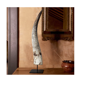 Sculpture décorative en corne de buffle, finition artisanale, écologique, durable, toutes tailles, décoration d'intérieur - Product Image 4