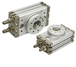 MSQB-100A กระบอกสูบลมแบบหมุนได้ ขนาดใหญ่ พร้อมตลับลูกปืนอะลูมิเนียม 90 องศา °   180 °   โรตารี่ MSQ ซีรีส์ - Product Image 2