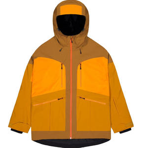 Vêtements de ski OEM personnalisés pour hommes, en toile softshell, imperméables 10k, avec col détachable, réversibles, écologiques et respirants - Product Image 1