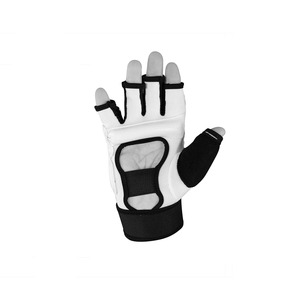 Guantes de Boxeo Sanda de PU con Logotipo de Marca Personalizado, Alta Calidad, Palma Abierta, Antideslizantes, Ligeros, con Cierre - Product Image 4