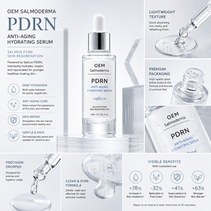 Salmoderma PDRN Anti-Aging Hydrating & Regenerating <b>Face</b> <b>Serum</b> 30ml for Women All Skin Types - Product Image 2
