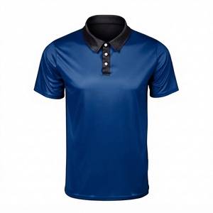 เสื้อโปโลผู้ชายสีพื้น แขนสั้น สำหรับใส่ทำงาน ลำลอง เล่นกอล์ฟ ขายส่ง เสื้อโปโลคลาสสิกผู้ชาย ระบายอากาศได้ดี แห้งเร็ว - Product Image 1