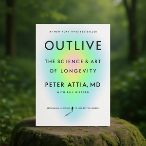 Outlive par l'auteur Peter Attia, impression de livre à couverture souple personnalisée - Product Image 3
