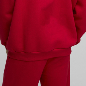 Ensemble de survêtement évasé et ample de qualité supérieure en molleton de coton noir, effet délavé soleil et vieilli, pour l'entraînement, le jogging et le sport - Product Image 4