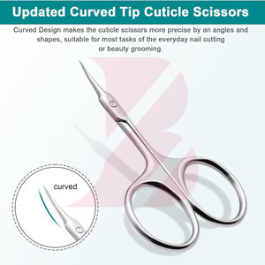 Tijeras para Cutículas de Acero Inoxidable Multiusos de Alta Calidad, Hechas a Medida, con Punta Extra Fina, para el Cuidado de la Belleza Femenina - Product Image 3