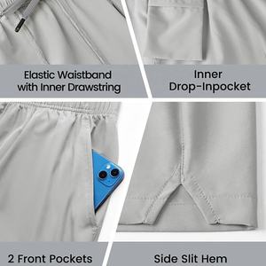 Venta al por mayor de pantalones cortos de playa de poliéster para hombres pantalones cortos para correr traje de baño pantalones cortos para hombres logotipo personalizado bordado - Product Image 5