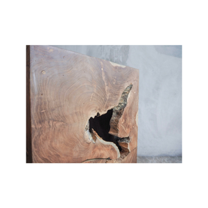 Tabouret cube Saturne en bois de Suar massif naturel personnalisé, table d'appoint pour un salon minimaliste de luxe, décoration d'intérieur - Product Image 5