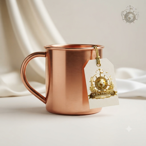 Mug Moscow Mule en Cuivre Pur Massif, Surface Lisse Sans Soudure, Vaisselle Métallique en Gros pour Bière, Cocktails et Eau Froide - Product Image 1