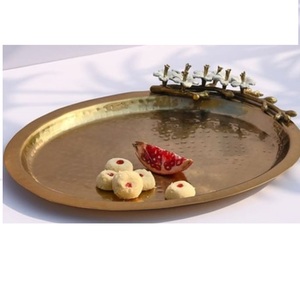 Bandeja de Servir de Metal Negro de Alta Calidad, Diseño Antiguo, Bandeja para Servir Postres de Chocolate para Fiestas de Cumpleaños y Eventos, Bandeja para Chocolate - Product Image 5
