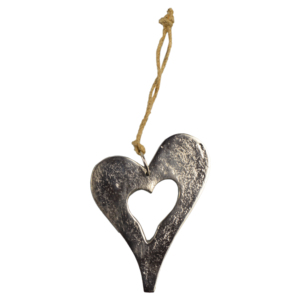 Decorative Hanging Plated Finishing Heart Design With Solid Metal Home Decor <b>Christmas</b> <b>Tree</b> Decor for Hanging Design - Product Image 1
