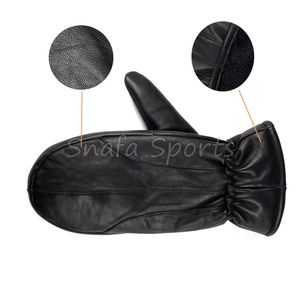 Mitaines en cuir renforcées, coupe-vent, imperméables et thermiques pour temps froid, unisexes, prix de gros - Product Image 2