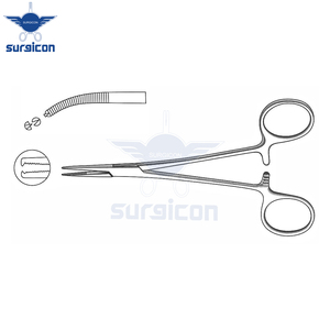 Pinzas Arteriales Providence Hospital, 14 cm (5-1/2 Pulgadas), Curvas, Delicadas, 1x2 Dientes, Pinzas Hemostáticas de Acero Inoxidable Premium - Product Image 3