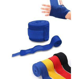 ผ้าพันมือสำหรับชกมวย OAKSM SPORTS คุณภาพสูง ผลิตจากผ้าฝ้าย ระบายอากาศได้ดี ยืดหยุ่น ช่วยพยุงข้อมือ เหมาะสำหรับ MMA มวยไทย คิกบ็อกซิ่ง - Product Image 5
