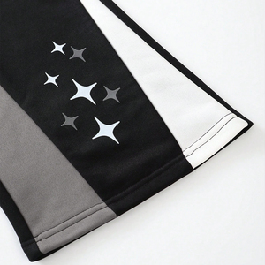 Pantalones casuales de pierna ancha con cintura elástica y cordón ajustable, de corte holgado, para hombre y mujer, al por mayor - Product Image 5