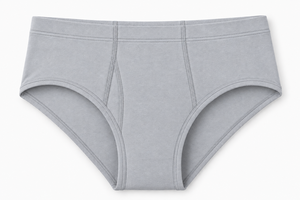 Calzoncillos de punto para hombre, 100% algodón premium, sin costuras, de tiro medio, con logo personalizado en la cintura - Product Image 5