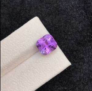 Piedra preciosa natural de amatista facetada, amatista violeta suelta para la fabricación de anillos, suministro para bricolaje. - Product Image 2
