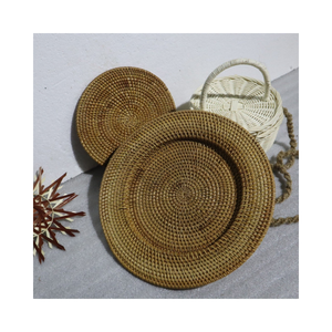 Grand panier en rotin naturel pour le rangement du pain et des fruits et l'organisation du comptoir de cuisine - Product Image 2