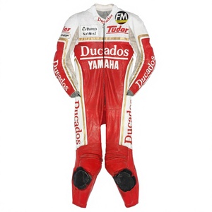 Traje de Motociclismo Alberto Puig Ramaha 1 Pieza, Cuero Vacuno/Canguro, Mono para Pista/Motociclismo, Traje para Motociclista Profesional - Product Image 1