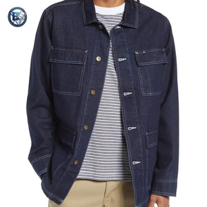 Chaqueta de Mezclilla para Hombre, Estilo Personalizado, Ropa Exterior Informal con Mangas Largas y Bolsillos Delanteros, Chaqueta de Invierno - Product Image 2