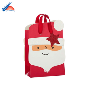 ถุงกระดาษพิมพ์ของขวัญคริสต์มาสแบบกำหนดเองมีดีไซน์สีเต็มรูปแบบและที่จับเชือกที่แข็งแรงสำหรับบรรจุภัณฑ์ในวันหยุด - Product Image 4