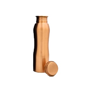 Bouteille d'eau en cuivre pur imprimée la plus vendue, anti-fuite avancée, bienfaits ayurvédiques et pour la santé, bouteilles d'eau en cuivre - Product Image 2
