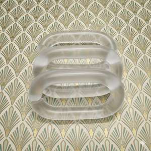 Wholesale AB Acrylic Link Chain Colorful Glitter Clear Plastic Resin Bag <b>Key</b> Closed <b>Ring</b> Necklace Bracelet <b>Accessories</b> - Product Image 2