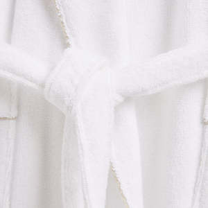 Albornoces de Baño Blancos de Lujo Nesta Sports 100% Algodón, Personalizados, Súper Suaves y Cálidos, para Hoteles de Estrellas y Spas, para Mujer - Product Image 2