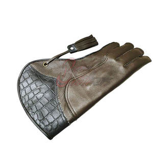 Gants de fauconnerie respirants avec protection des doigts, nouveau design pour gants personnalisables avec logo - Product Image 4