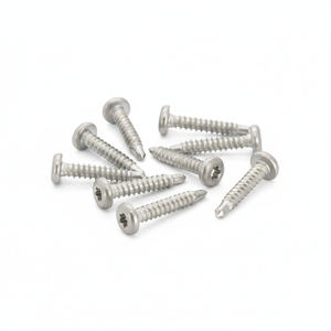 Tornillos Autoperforantes de Cabeza Plana PDC de Acero Inoxidable (304/316/410) Clase 8, Acabado Natural, Rosca Métrica/Pulgada Estándar - Product Image 1