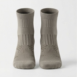 Ankle <b>Socks</b> Geometric Pattern Breathable <b>Polyester</b> Spandex Running Sports <b>Socks</b> for Adults Spring Season - Product Image 1