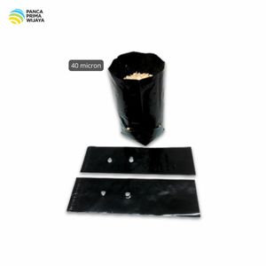 High Quality Black Nursery Poly Grow <b>Bags</b> 15x10cm 0.3L Plastic Plant Seedling Polybag for <b>Vegetable</b> Nursery Pots - Product Image 2